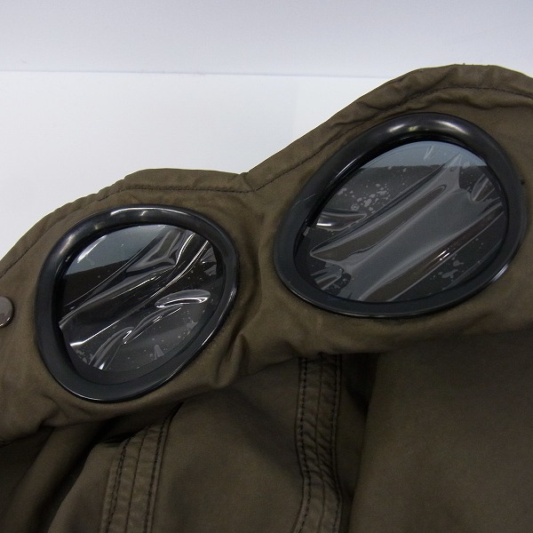 実際に弊社で買取させて頂いたC.P.COMPANY/シーピーカンパニー ゴーグル ライダース/ジャケット CPU0666 002209/50の画像 4枚目
