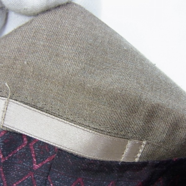 実際に弊社で買取させて頂いたHARE/ハレ レーヨン混 裏地総柄 テーラードジャケット Lの画像 3枚目