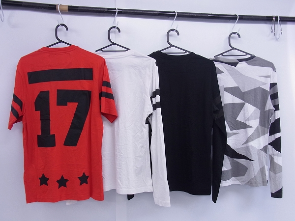 実際に弊社で買取させて頂いたHYDROGEN/ハイドロゲン 長袖/半袖/ロングTシャツ/カットソー 4点セットの画像 1枚目