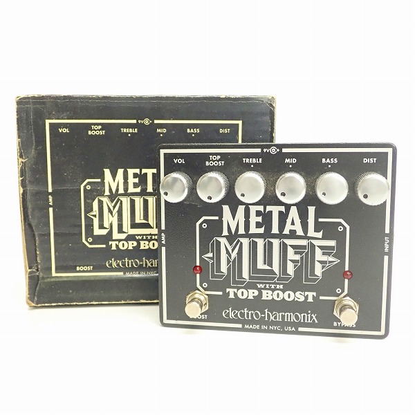 実際に弊社で買取させて頂いた【難あり】electro-harmonix/エレクトロハーモニクス METAL MUFF with TOP BOOST エフェクター