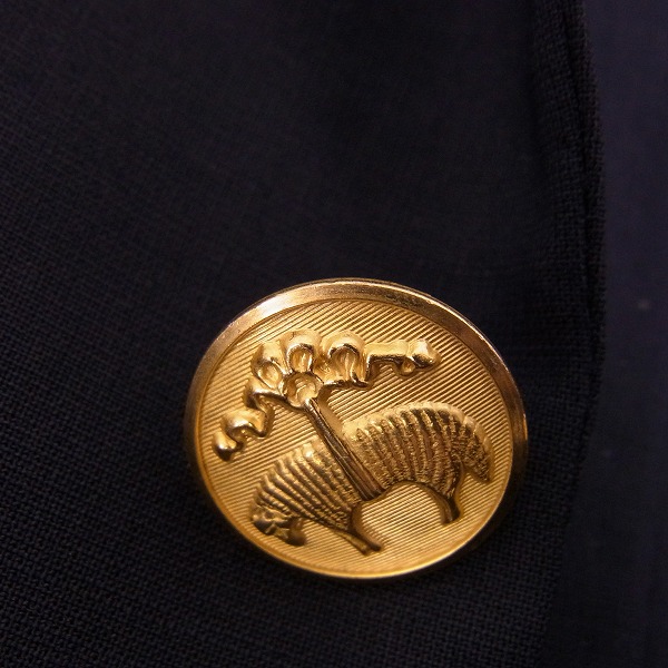 実際に弊社で買取させて頂いたBROOKS BROTHERS/ブルックスブラザーズ ウール テーラードジャケット 金ボタン/38の画像 6枚目