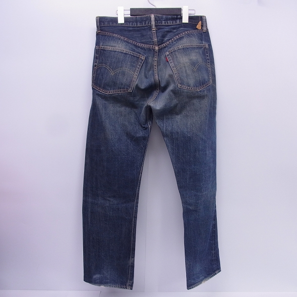 実際に弊社で買取させて頂いたSUGAR CANE/シュガーケーン 1966モデル 復刻 デニムパンツ インディゴの画像 1枚目