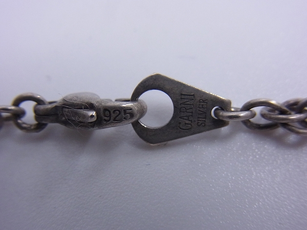 実際に弊社で買取させて頂いたGARNI/ガルニ coatto  シルバーフレーム/プレートペンダントの画像 4枚目