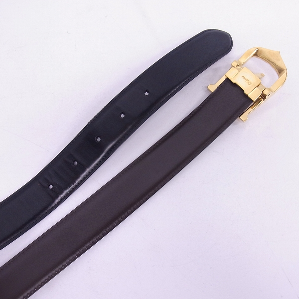実際に弊社で買取させて頂いたCARTIER/カルティエ Cバックル リバーシブルベルトの画像 1枚目