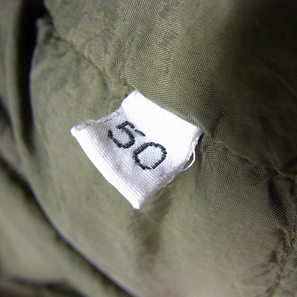 実際に弊社で買取させて頂いたC.P.COMPANY/シーピーカンパニー Shetland SL. with MOON ウール チェック柄 ダウン ゴーグルジャケット CPU0783/50の画像 4枚目