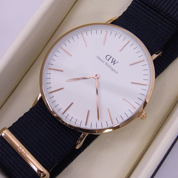 実際に弊社で買取させて頂いたDaniel Wellington/ダニエルウェリントン DW00100257 アナログ クォーツ/メンズ 腕時計の画像 6枚目