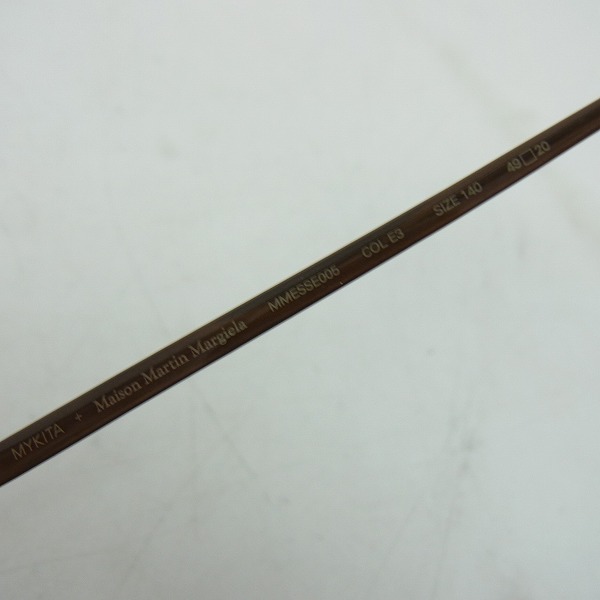 実際に弊社で買取させて頂いたMYKITA+Maison Martin Margiela/マイキータ+メゾンマルタンマルジェラ ESSENTIAL メガネフレーム MMESSE005の画像 4枚目