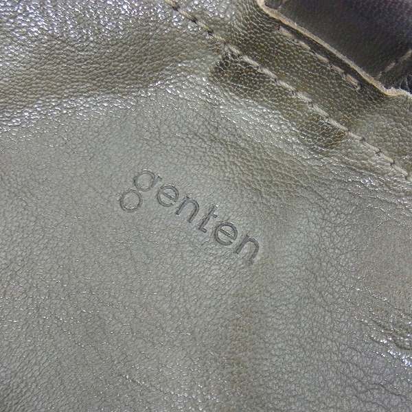 実際に弊社で買取させて頂いたgenten/ゲンテン レザートートバッグ/ショルダーバッグ 2点セットの画像 2枚目