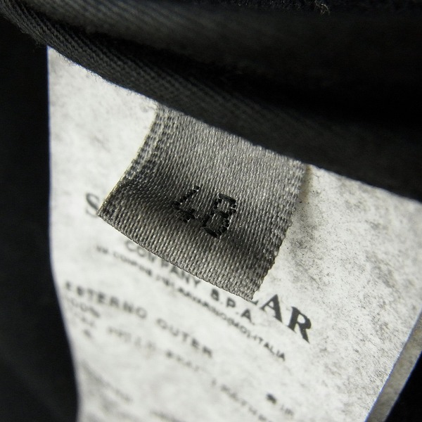 実際に弊社で買取させて頂いたC.P.COMPANY/シーピーカンパニー tinto terra ミリタリー レザー コート 51180482/48の画像 3枚目