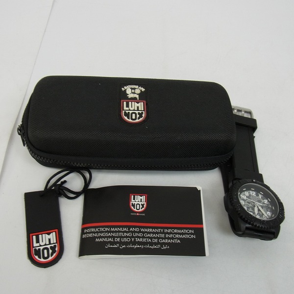 実際に弊社で買取させて頂いたA BATHING APE×Stussy×Luminox/アベイシングエイプ×ステューシー×ルミノックス コラボ 腕時計 の画像 7枚目