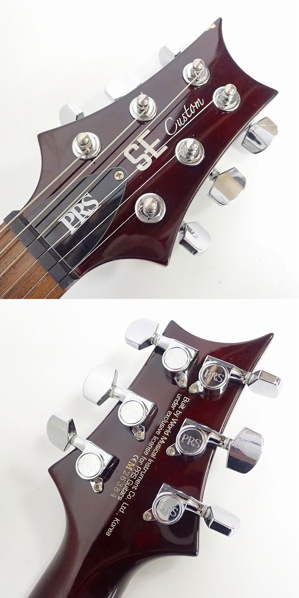 実際に弊社で買取させて頂いた★Paul Reed Smith/PRS/ポールリードスミス SE Custom24 エレキギター 純正ケース付きの画像 1枚目