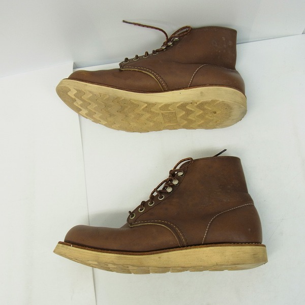 実際に弊社で買取させて頂いたREDWING/レッドウィング ブーツ アイリッシュセッター プレーントゥ ブーツ 8163/8の画像 3枚目