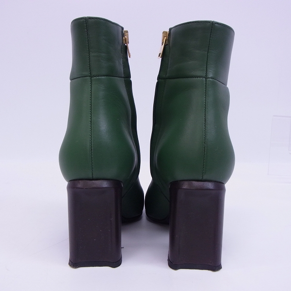 実際に弊社で買取させて頂いたMARNI/マルニ サイドジップブーツ ビブラムソール グリーン 35の画像 1枚目