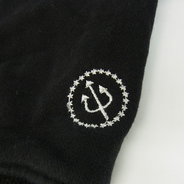 実際に弊社で買取させて頂いたDeviluse/デビルユース プルパーカー ブラック/Mの画像 8枚目