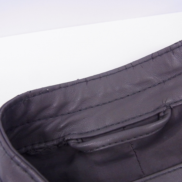 実際に弊社で買取させて頂いたARMANI EXCHANGE/アルマーニエクスチェンジ フェイクレザー ライダースジャケット XSの画像 8枚目