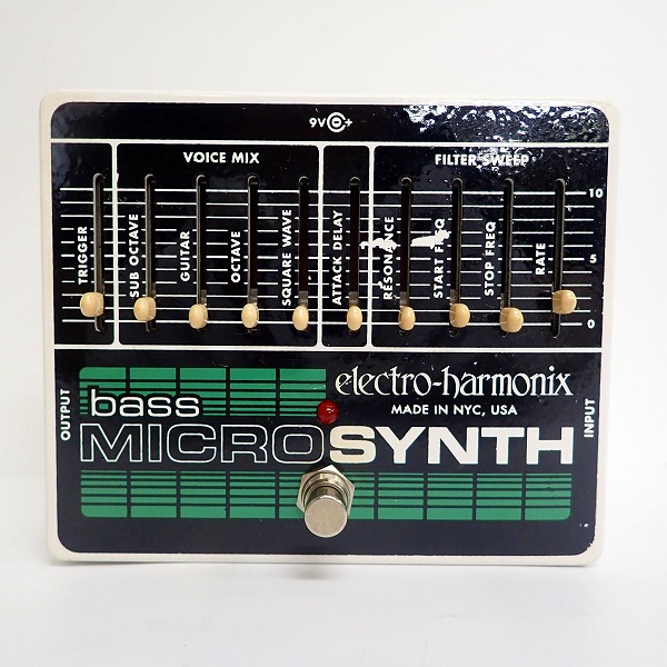 実際に弊社で買取させて頂いた【動作確認済】Electro-Harmonix/エレクトロ・ハーモニックス Bass Micro Synthesizer ベースマイクロシンセ
