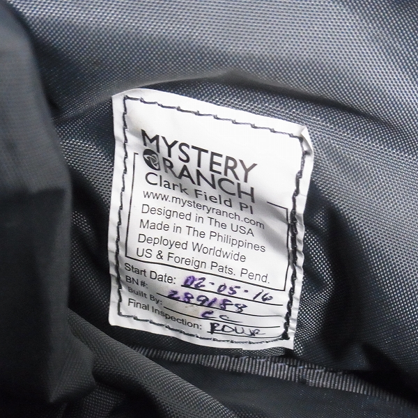 実際に弊社で買取させて頂いたMYSTERY RANCH/ミステリーランチ 3WAY トートバッグ バックパック の画像 5枚目
