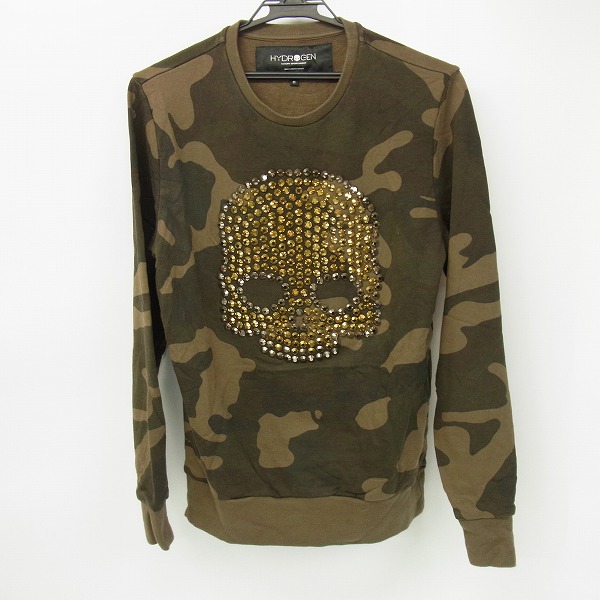 実際に弊社で買取させて頂いたHYDROGEN/ハイドロゲン カモ柄 スタッズスウェット M
