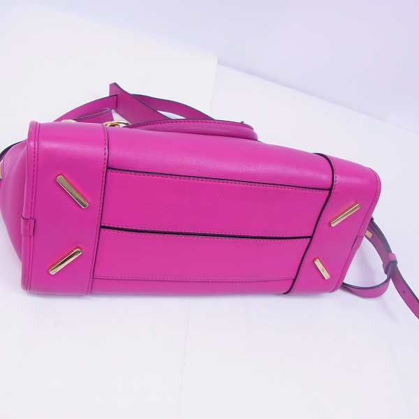 実際に弊社で買取させて頂いたLOEWE/ロエベ アマソナ ハンドバッグ ショルダーストラップ ピンク 2way の画像 2枚目