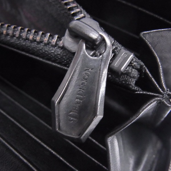 実際に弊社で買取させて頂いたDEAL DESIGN/ディールデザイン シャークラウンドジップウォレットの画像 5枚目