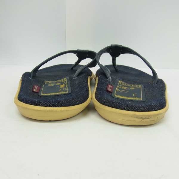 実際に弊社で買取させて頂いたDENIME×ISLAND SLIPPER/ドゥニーム×アイランドスリッパー デニムレザー サンダル/8の画像 1枚目