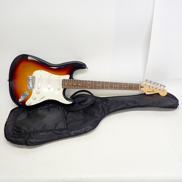 実際に弊社で買取させて頂いた★【音出し確認済】BUSKER'S/バスカーズ ストラトタイプ エレキギター