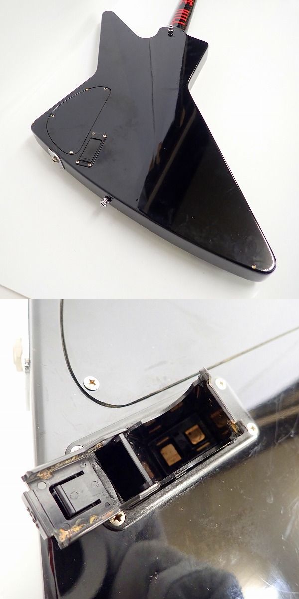 実際に弊社で買取させて頂いた★【オーダーメイド品】ESP/イーエスピー エクスプローラータイプ エレキベース ハードケース付の画像 7枚目