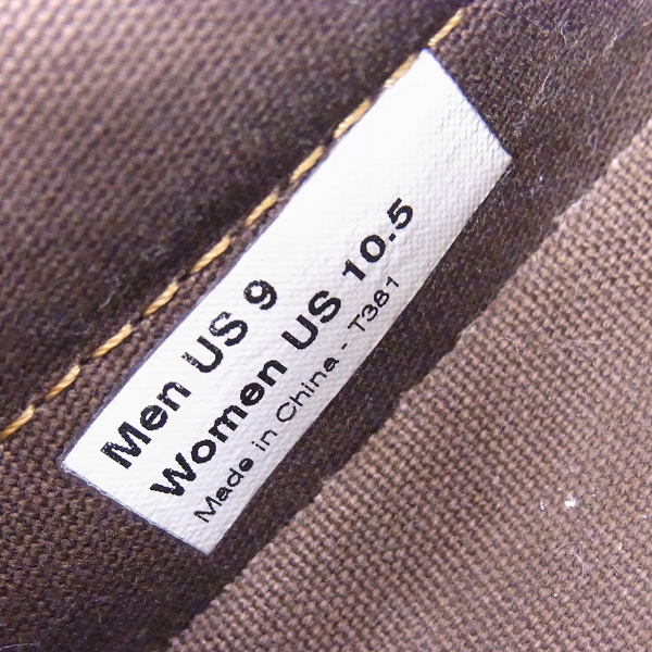 実際に弊社で買取させて頂いたVANS/バンズ ハラコ/チェック/チェッカー スリッポン US9の画像 5枚目