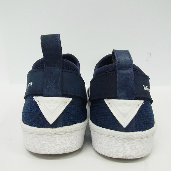 実際に弊社で買取させて頂いたadidas×White Mountaineering/アディダス×ホワイトマウンテニアリング 17SS スーパースター スリッポン BY2879/23.5の画像 1枚目