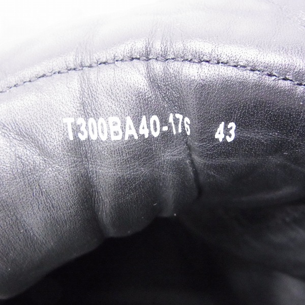 実際に弊社で買取させて頂いたBALMAIN/バルマン 15AW レザーハイカットスニーカー W5HT300BA40/43の画像 5枚目