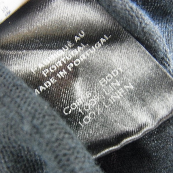 実際に弊社で買取させて頂いたBALMAIN/バルマン ヘンリーネックTシャツ ブラック S5HJ603B930/XSの画像 5枚目