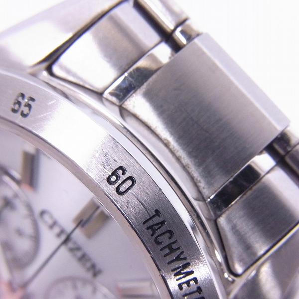 実際に弊社で買取させて頂いたCITIZEN/シチズン クロノグラフ Eco-Drive/エコドライブ H610-S099269の画像 4枚目