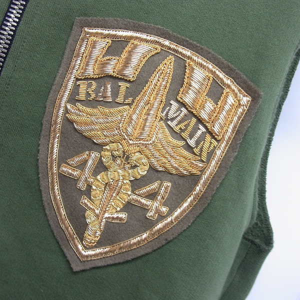 実際に弊社で買取させて頂いたBALMAIN/バルマン ワッペン付き パーカー/ノースリーブ/W4HJ644C619B/XSの画像 7枚目