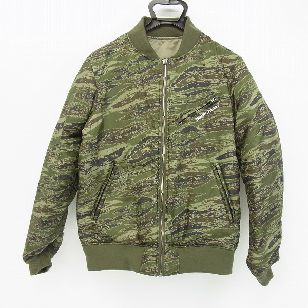 実際に弊社で買取させて頂いたBack Channel/バックチャンネル MA-1 フライトジャケット リバーシブル ゴーストライオンカモ/Mの画像 2枚目