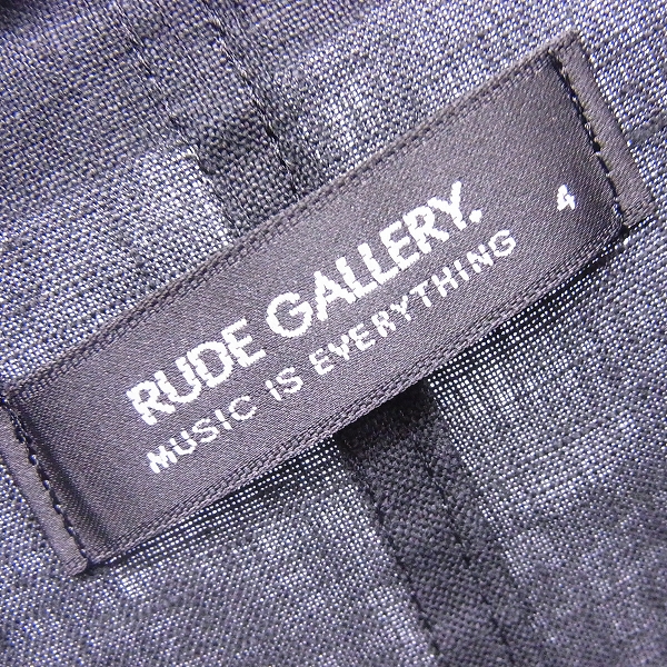 実際に弊社で買取させて頂いたRUDE GALLERY/ルードギャラリー リネンテーラードジャケット/4の画像 2枚目