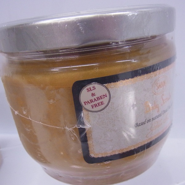 実際に弊社で買取させて頂いた【未使用】SABON/サボン バタースクラブ/ボディスクラブL ゴールデンアイリス S ラベンダーアップル等 5点セットの画像 5枚目