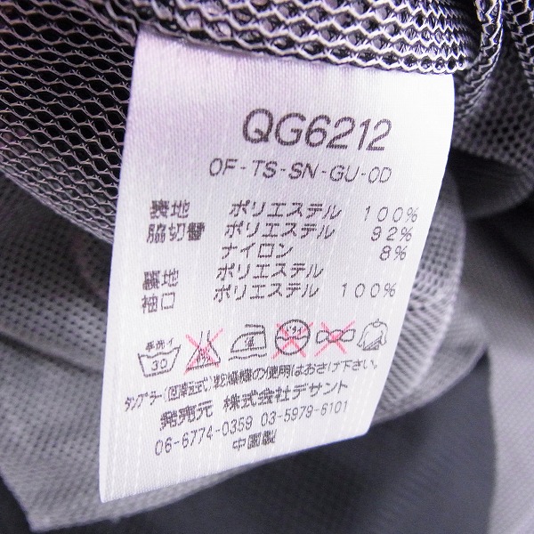 実際に弊社で買取させて頂いたle coq sportif/ルコックスポルティフ フルオープンブルゾン ヒートナビ/アクアゲート/デサント/QG6212/Mの画像 3枚目