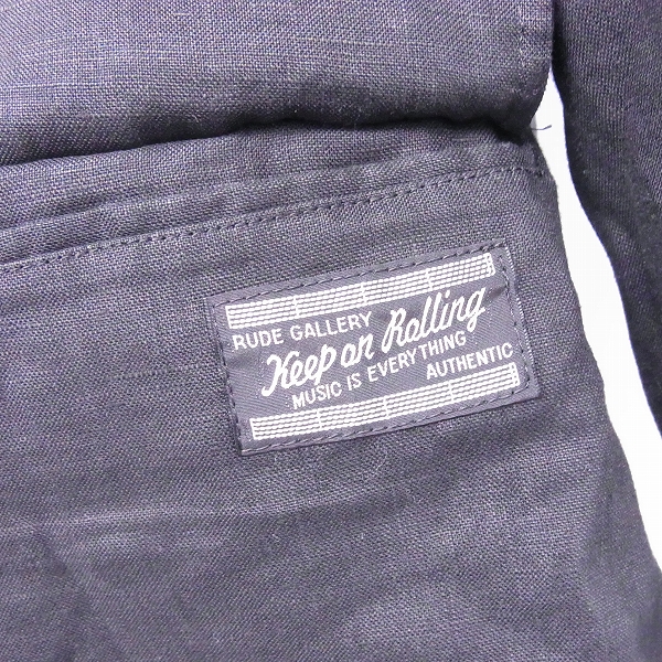 実際に弊社で買取させて頂いたRUDE GALLERY/ルードギャラリー リネンテーラードジャケット/4の画像 4枚目