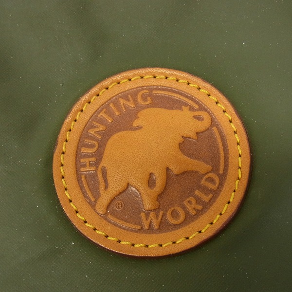 実際に弊社で買取させて頂いた【ジャンク】HUNTING WORLD/ハンティングワールド ナイロン ショルダーバッグの画像 4枚目