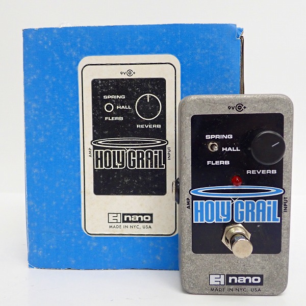 実際に弊社で買取させて頂いた 【動作確認済】ELECTRO-HARMONIX/エレクトロハーモニックス nano Holy Grail リバーブ エフェクター