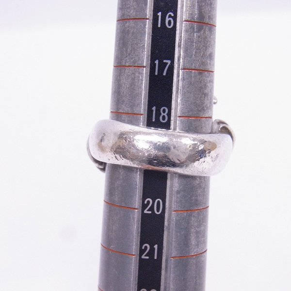 実際に弊社で買取させて頂いたTHIRTEEN DESIGNS/サーティーンデザインズ  フレア ツイスト リング 18.5-19号の画像 7枚目