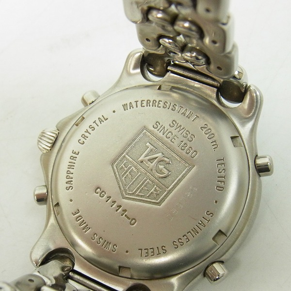 実際に弊社で買取させて頂いたTAG HEUER/タグホイヤー PROFESSIONAL/プロフェッショナル セナモデル CG1111-0【動作未確認】の画像 3枚目