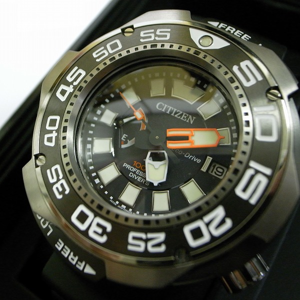 実際に弊社で買取させて頂いたCITIZEN/シチズン PROMASTER/プロマスター MARINE エコ・ドライブ 1000m BN7020-09E