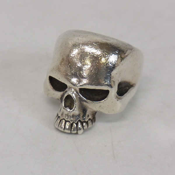 実際に弊社で買取させて頂いたCRAZY PIG/クレイジーピッグ ラージエビルスカルリング 20.5-21号