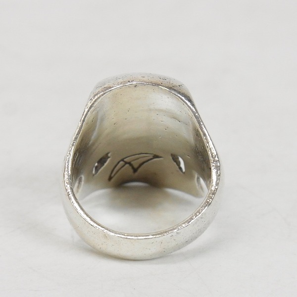 実際に弊社で買取させて頂いたCRAZY PIG/クレイジーピッグ サイコキラースカルリング 23.5号の画像 3枚目