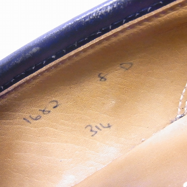 実際に弊社で買取させて頂いたBROOKS BROTHERS/ブルックスブラザーズ コインローファー/8Dの画像 5枚目