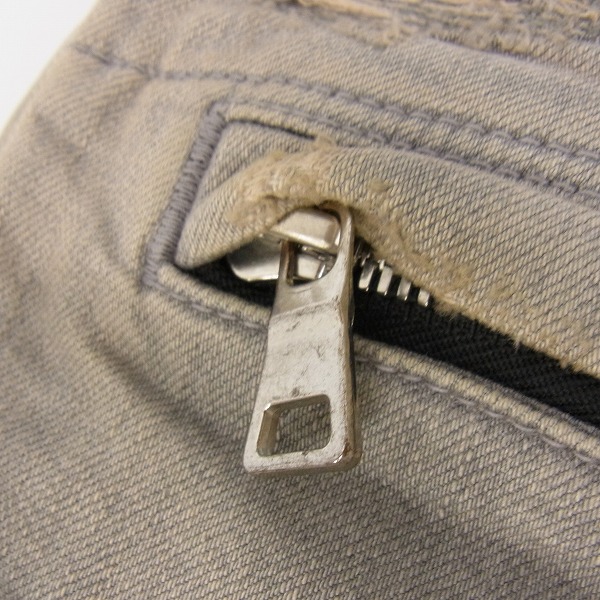 実際に弊社で買取させて頂いたBALMAIN/バルマン 14SS ダメージ加工 バイカーデニムパンツ/S4HT538C479/28の画像 8枚目