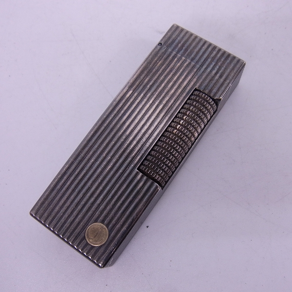 実際に弊社で買取させて頂いたdunhill/ダンヒル ローラーガスライター ラインパラディウム ブランドロゴプレート付