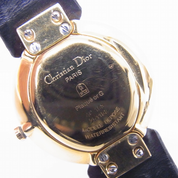 実際に弊社で買取させて頂いたChristian Dior/クリスチャン・ディオール レディース クオーツ 腕時計【動作未確認】の画像 3枚目
