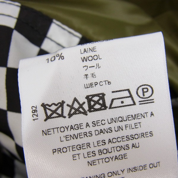 実際に弊社で買取させて頂いた【JPタグ】GIVENCHY/ジバンシー チェッカー柄 ジャケット/ブルゾン Size：50の画像 4枚目